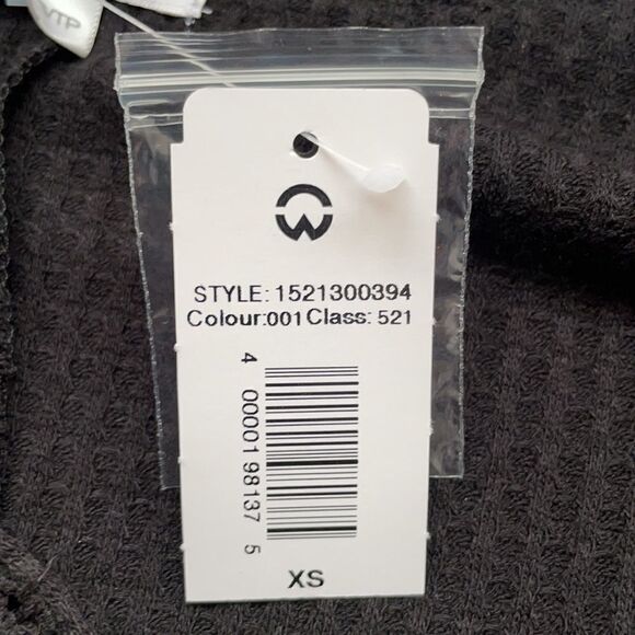 WAREHOUSE One Henley Waffle Top Size Extra Small - Picture 6 of 8